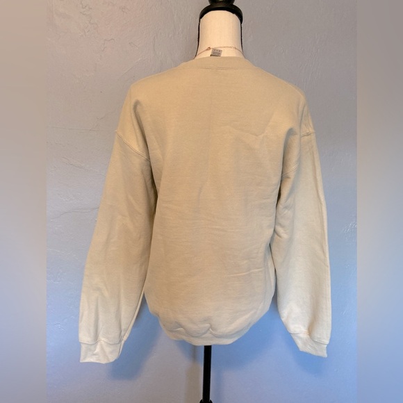 Beige graphic sweatshirt- Sweater Weather - Picture 2 of 4